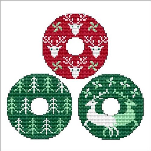 (image for) Christmas Trio Three - Small Donuts Shape